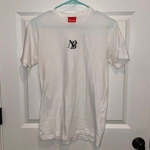 Nelk Boys AS white logo shirt